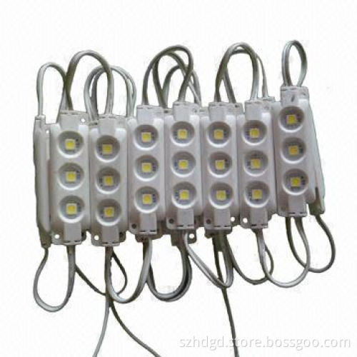 Plastic Waterproof Module 3 LEDs, Used for Trademark, 16 to 18lm Brightness